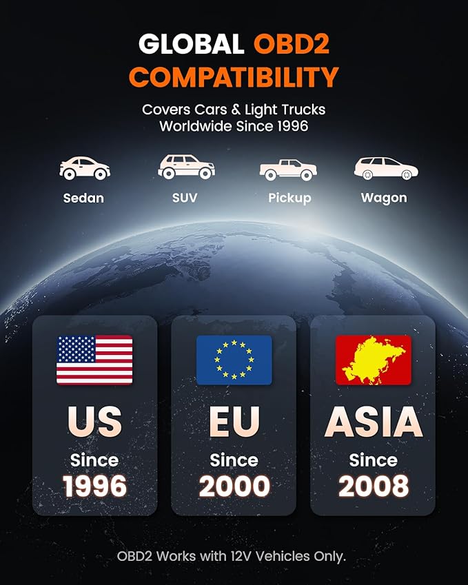 ANCEL AD310 Pro 2-in-1 OBD2 Scanner & Car Battery Tester, Bluetooth Diagnostic Tool with User-Friendly APP for iPhone Android, Check Engine Light Code Reader, Battery Health Monitor for All Cars