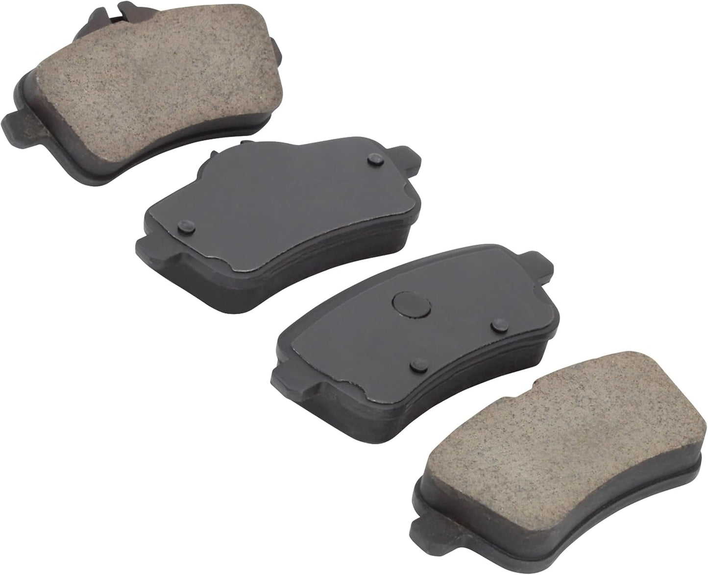 Premium Ceramic Rear Brake Pads (1001-1630C) Compatible with 2012-2020 Mercedes-Benz (CLA45 AMG/GL350/GL450/GL500/GL550/GLA45 AMG/GLE300d/GLE350/GLE400/GLE43 AMG/GLE63 AMG & More)