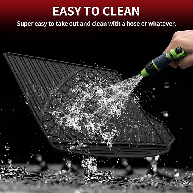 LASFIT Trunk Mat for Jeep Grand Cherokee WL 2022-2025 5-Seat (Include 4xe, NOT for L) All Weather TPE Custom Fit Cargo Mat Trunk Liner Cargo Liner, Black