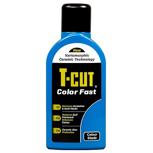 T-Cut Midnight Blue Scratch Remover Color Fast Paintwork Restorer Car Polish, 13 Colors Available, 17 Fl Oz
