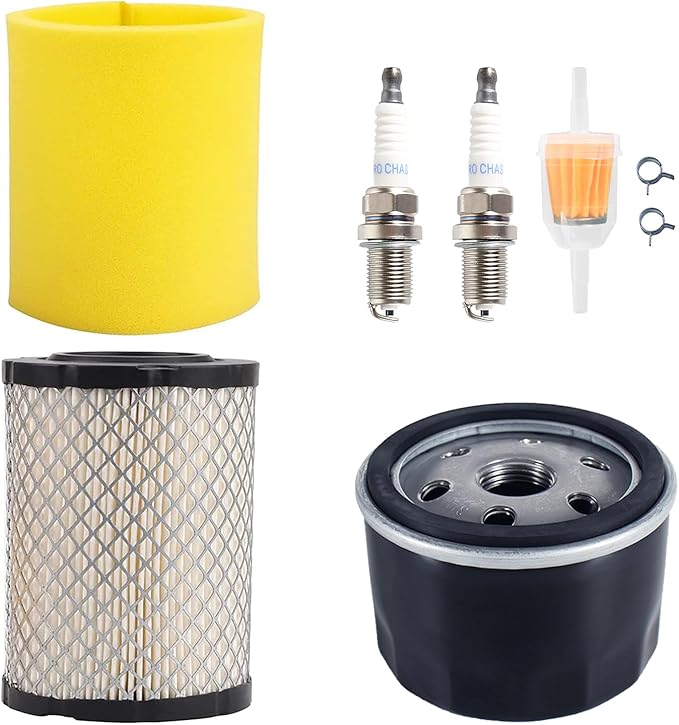 YTH22V46 Z254F Air Filter Oil Filter Tune Up Kit for Husqvarna YTH24V48 Z254 Z246 YTA18542 YTH2348 YTA22V46 YTA24V48 YTH24V54 Mower w/ 17.5hp 19.5hp 20hp 21hp Engine