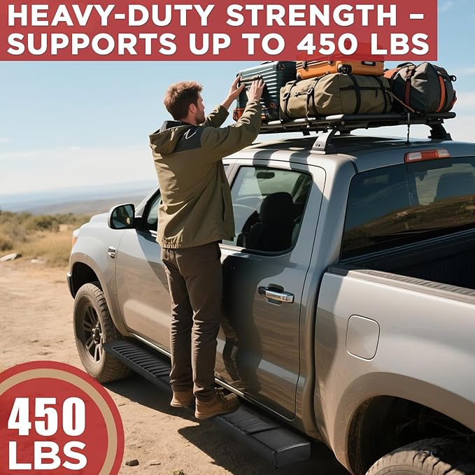 PZ Running Boards for 2019-2024 Dodge ram 1500 Classic Body Style Crew Cab Black Aluminum Alloy Side Steps Nerf Bars (Only for Classic Body Style)