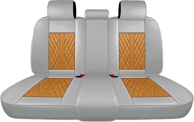 Universal Fit Waterproof Breathable Nappa Leather Automotive Vehicle Car Seat Covers Set Cushion Protector for Sedan SUV