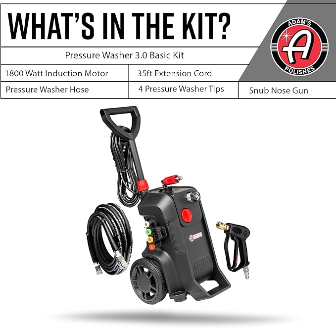 Adam's Pressure Washer 3.0 Kit