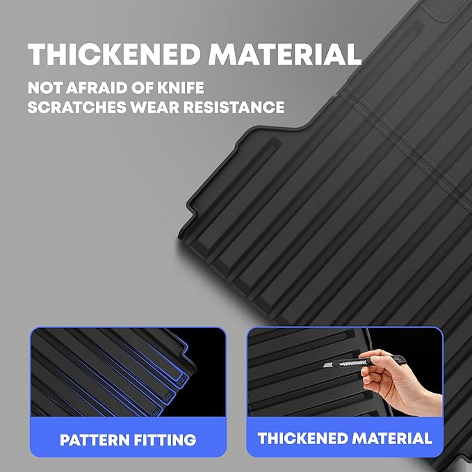 Maverick Truck Bed Mat and Tailgate Liner Compatible with 2022 2023 2024 2025 Ford Maverick - Custom Fit Cargo Mat for Ford Maverick 2024 2025 XL XLT Lariat and Maverick Hybrid All Weather Trunk Mat