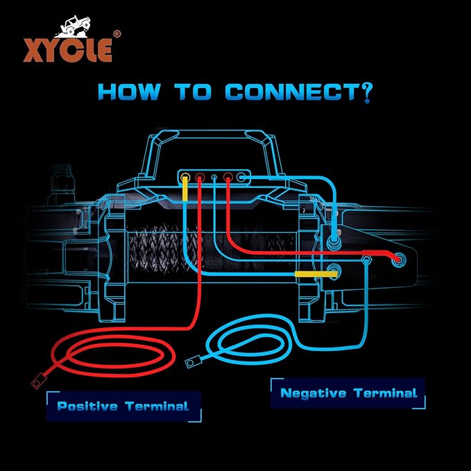 13500lbs Electric Winch 12V IP68waterproof Off-Road Vehicle Rescue winchs with2wireless Remote Controls and1/2"Synthetic Rope Suitable for Towing SUVs,Loggers,Trucks,Trailers,Jeeps,4WD(Black)