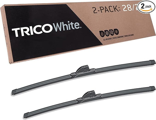 TRICO White 28" + 24" Extreme Weather Premium Winter Automotive Replacement Windshield Wiper Blades (Set of 2), Passenger and Driver Side All-Weather Beam Wiper Blades for Select Vehicle Models