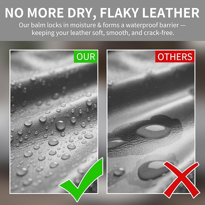 Leather Recoloring Balm and Leather Repair Kit for Furniture, Gray Leather Dye for Couches, Car Seats, Leather Paint & Stain for Sofa, Chairs, Bags, and More