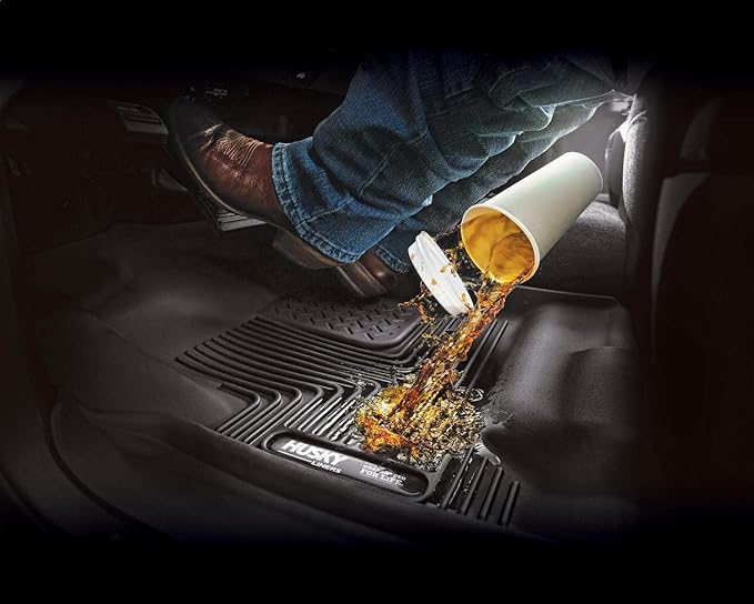 Husky Liners X-act Contour Floor Mats | Fits 2018-2025 Honda Odyssey | 2nd Row, 1-pc Black - 52981