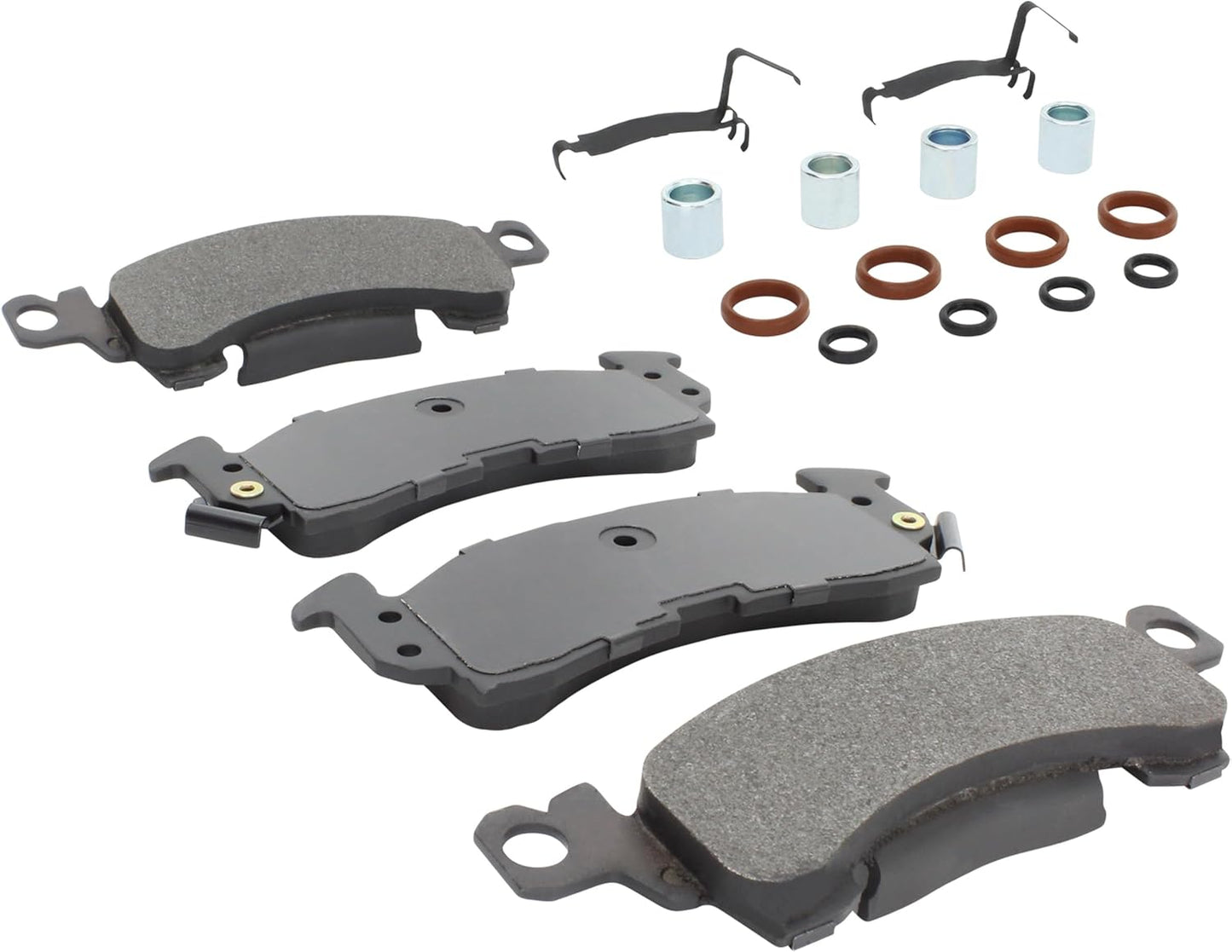 Premium Semi-Metallic Front Brake Pads (1001-0052M) Compatible with 1967-2002 Buick/Cadillac/Chevrolet/GMC/Jeep/Oldsmobile/Pontiac (C10/C1500/C20/C2500/C30 Pickup/C35/Camaro & More)