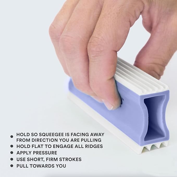 FurDozer Pet Hair Remover & Auto Detailing Tools - Cat & Dog Hair Remover for Carpets, Car Interiors, Couches, Bedding, & Pet Furniture (Purple, X3 PRO - 5" Long)