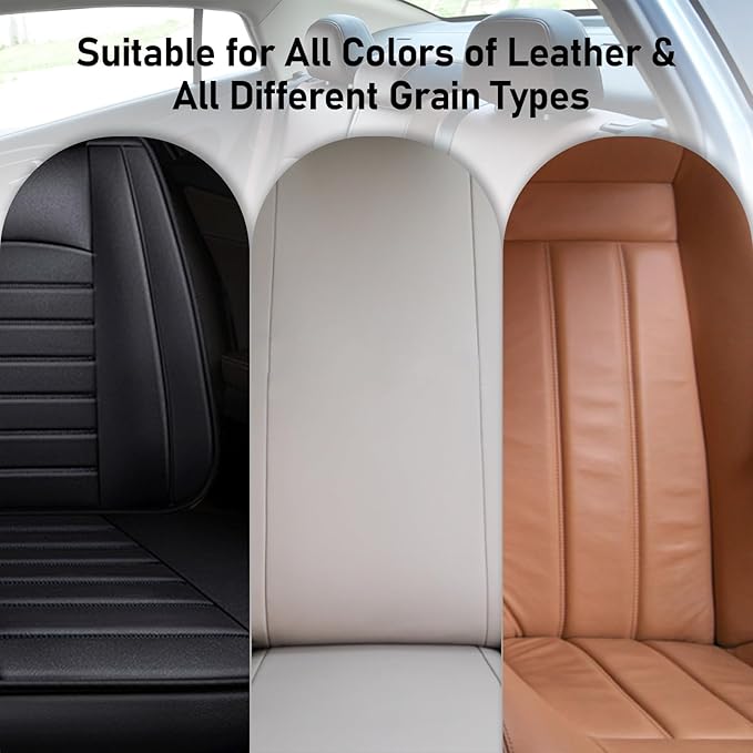 FOLLOWIN Ceramic Leather Coating,Leather Conditioner for Car Interiors,Car Seats,Furniture,Coats,Shoes,Couch,UV Protection,Repels Spills & Stains,10.5oz/300ml