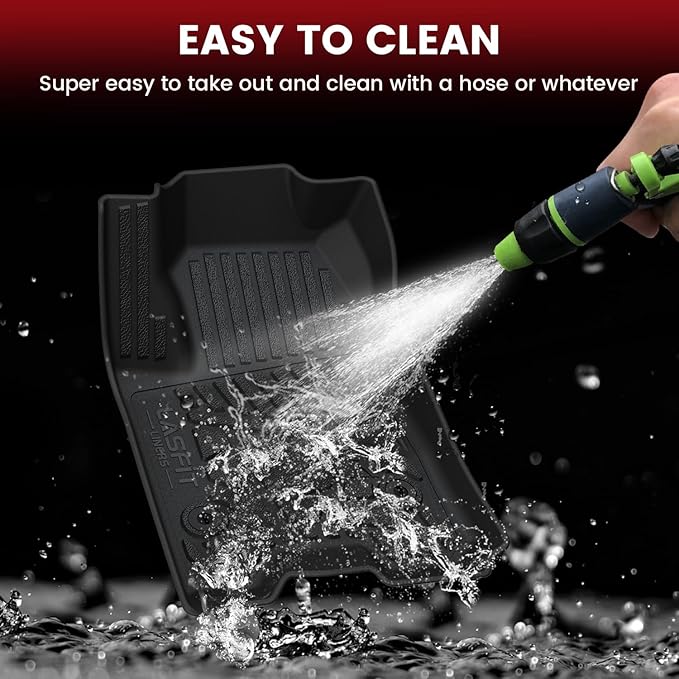 LASFIT Floor Mats & Cargo Liner 2021-2026 & Only 7 Seats (Not for 8/9 Seats) for Chevy Suburban/GMC Yukon XL(Only Yukon XL, Not Fit Yukon)/Cadillac Escalade ESV(Only Escalade ESV, Not Fit Escalade)