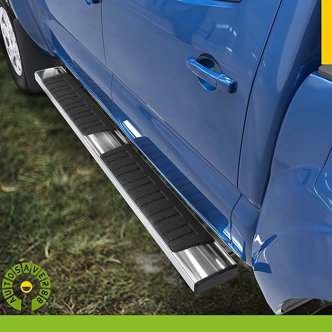 AUTOSAVER88 Running Boards Compatible with 2009-2018 Dodge Ram 1500 Crew Cab, 2019-2024 1500 Classic, 2010-2025 Ram 2500/3500, Stainless Steel Side Step Nerf Bars Side Bars