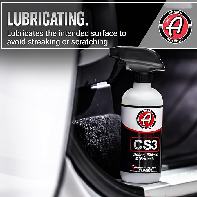 Adam's Polishes CS3 (Gallon) - Ceramic Spray Coating That Cleans, Shines & Protects | Top Coat Car Wash Polish & Paint Protectant Stronger Than Car Wax | RV Boat Motorcycle Car Waterless Cleaner