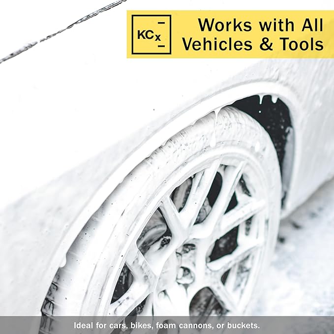KOCHCHEMIE Gentle Snow Foam - pH Neutral Pre-Cleaning; Works With Foam Cannons & Sprayers; Manual Washing Shampoo; Safe on Existing Wax & Sealed Surfaces; Unique Cherry Fragrance (1 Liter)