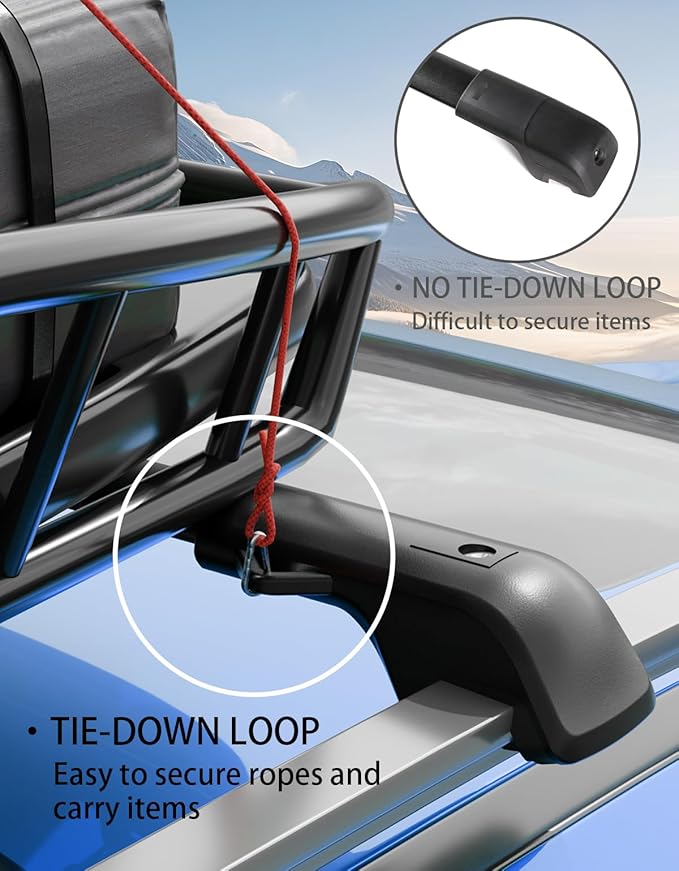 Lockable Roof Rack Cross Bars 220lbs Compatible with Kia Sorento X-Line & X-Pro 2021 2022 2023 2024 2025 (with Raised Rails,Not Flushed Rails), Crossbars Rooftop Cargo Carrier Luggage