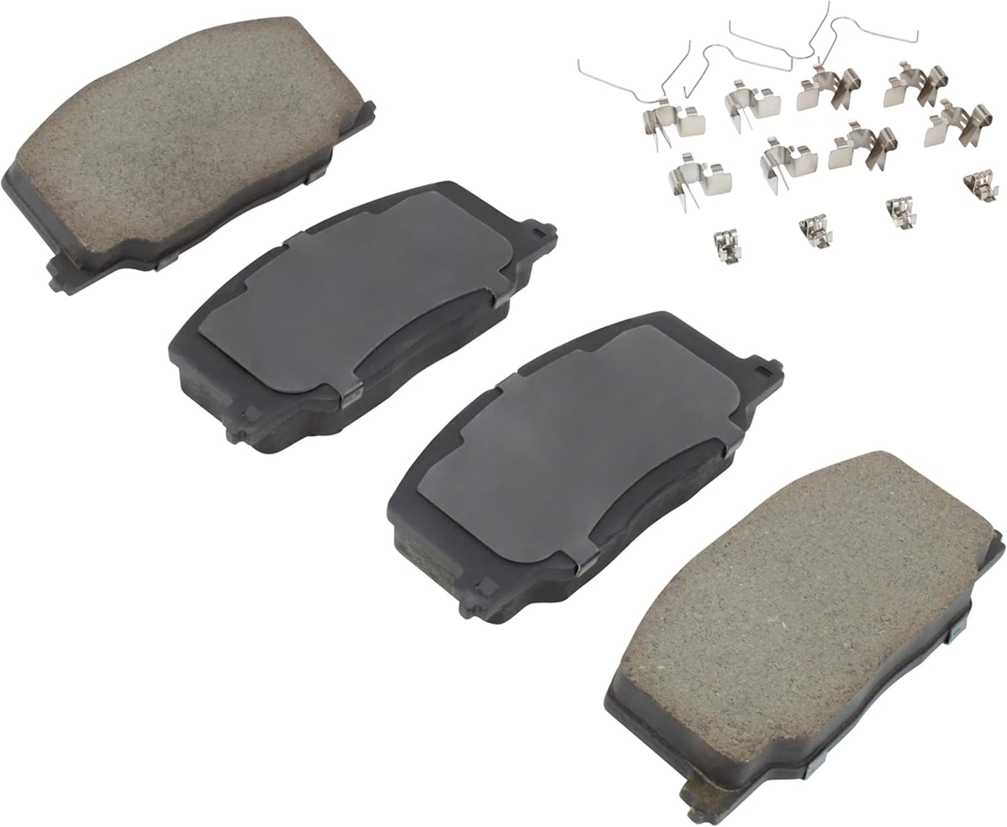 Premium Ceramic Front Brake Pads (1001-0356C) Compatible with Lexus ES250 1990-1991, Toyota Camry 1987-1991, Toyota Celica 1988-1993