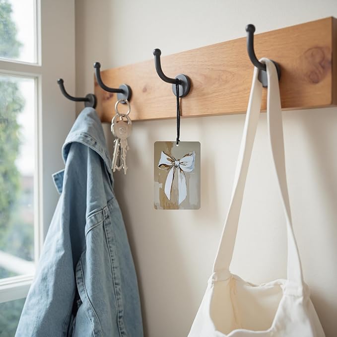 Trendy Western Cowgirl Car Air Freshener 4 Pcs, Retro Horse Cowgirl Boots Bow Hanging Air Freshener for Cars Closet Drawer Books Bathroom Office, Girly Car Accessories Mirror Decor for Women