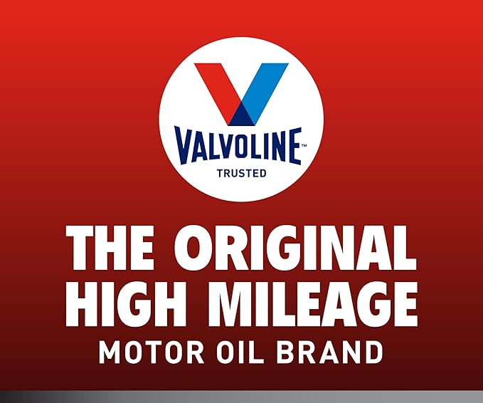 Valvoline Full Synthetic High Mileage with MaxLife Technology SAE 5W-30 Motor Oil 5 QT, Case of 3