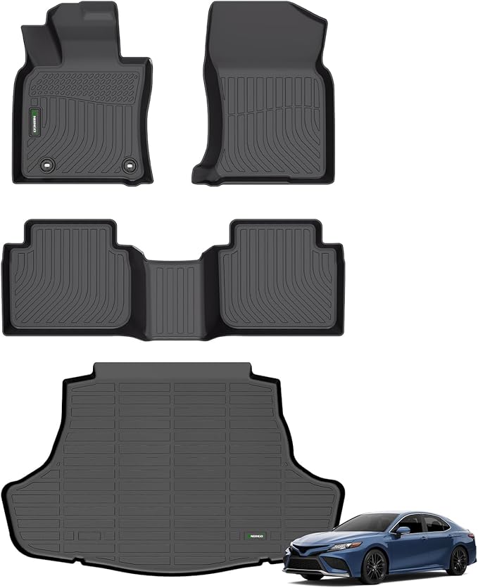 ANBINGO®Floor Mats for Camry AWD 2020-2024 (Only for Camry AWD All Weather Camry Floor Liner Protection TPE Waterproof Non-Slip Camry Accessories (Not Fit for Hybrid or FWD)