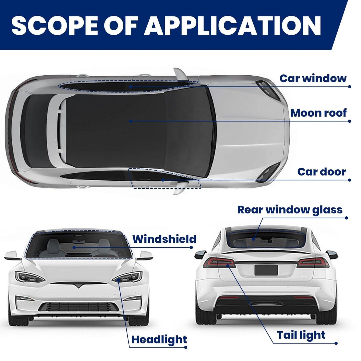 ADHES Premium Butyl Sealant Tape 3/4" x 30 'x 1/8", 2 Rolls Gray Butyl Rubber Sealant Tape for RVs, Vehicles, Marine and Home Repair – Ideal for Headlights, Windows, Doors, and Windshields