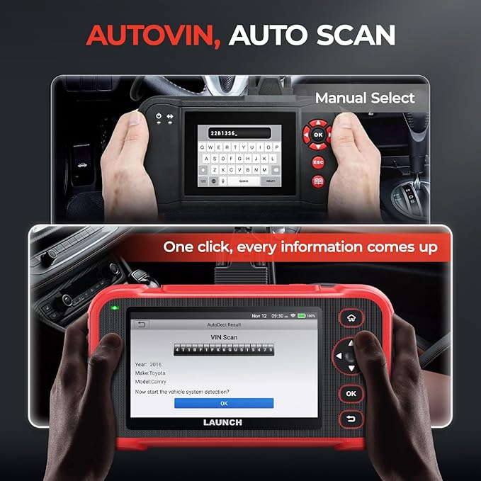 LAUNCH CRP123I V3.0 Elite OBD2 Scanner Diagnostic Tool with DOIP & CAN FD, 2025 New Code Reader for Cars and Trucks, Engine ABS SRS Transmission Car Scanner, Oil/EPB/DPF/SAS/Throttle Relearn