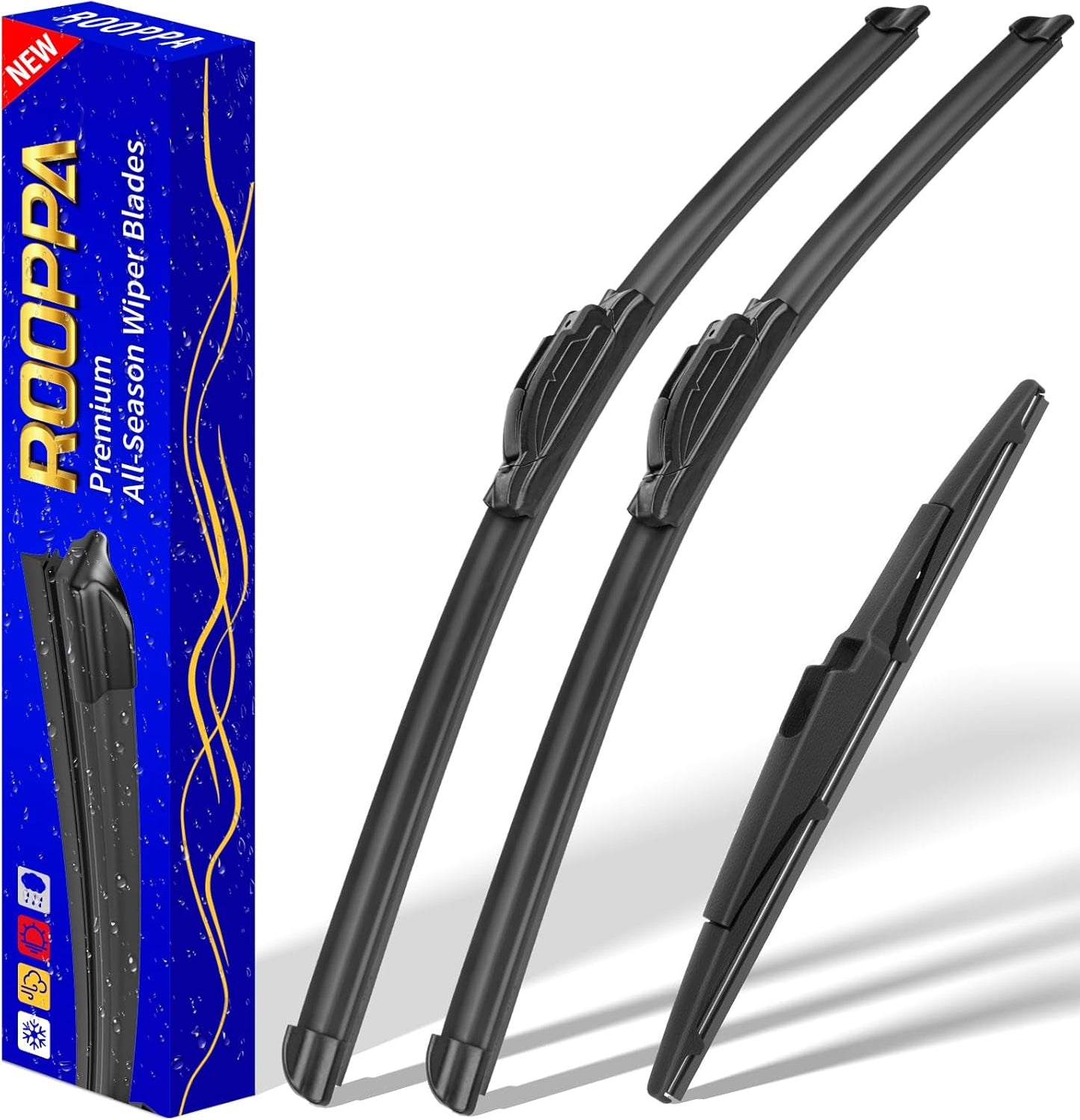 3 wipers Replacement for 2015-2021 Kia Sedona/2021 2020 2022 2023 Kia Telluride, Windshield Wiper Blades Original Equipment Replacement - 26"/18"/13" (Set of 3) U/J HOOK
