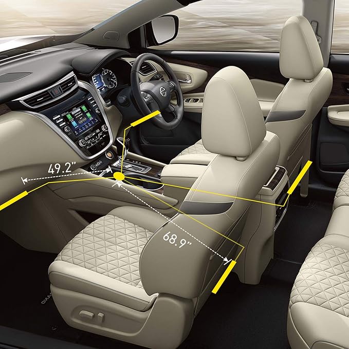 Nilight 48 LEDs DC 5V Multicolor Music Car Strip Light Under Dash Lighting Kit with Sound Active Function and Wireless Remote Control, 2 Years Warranty, 4PCS USB Interior Lights