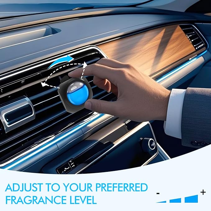 Car Air Freshener Vent Clips, 12 Pack, 6 Ocean, 6 Hawaiian, Provides Long-Lasting Scent, Up to 360 Days, Car Fresheners