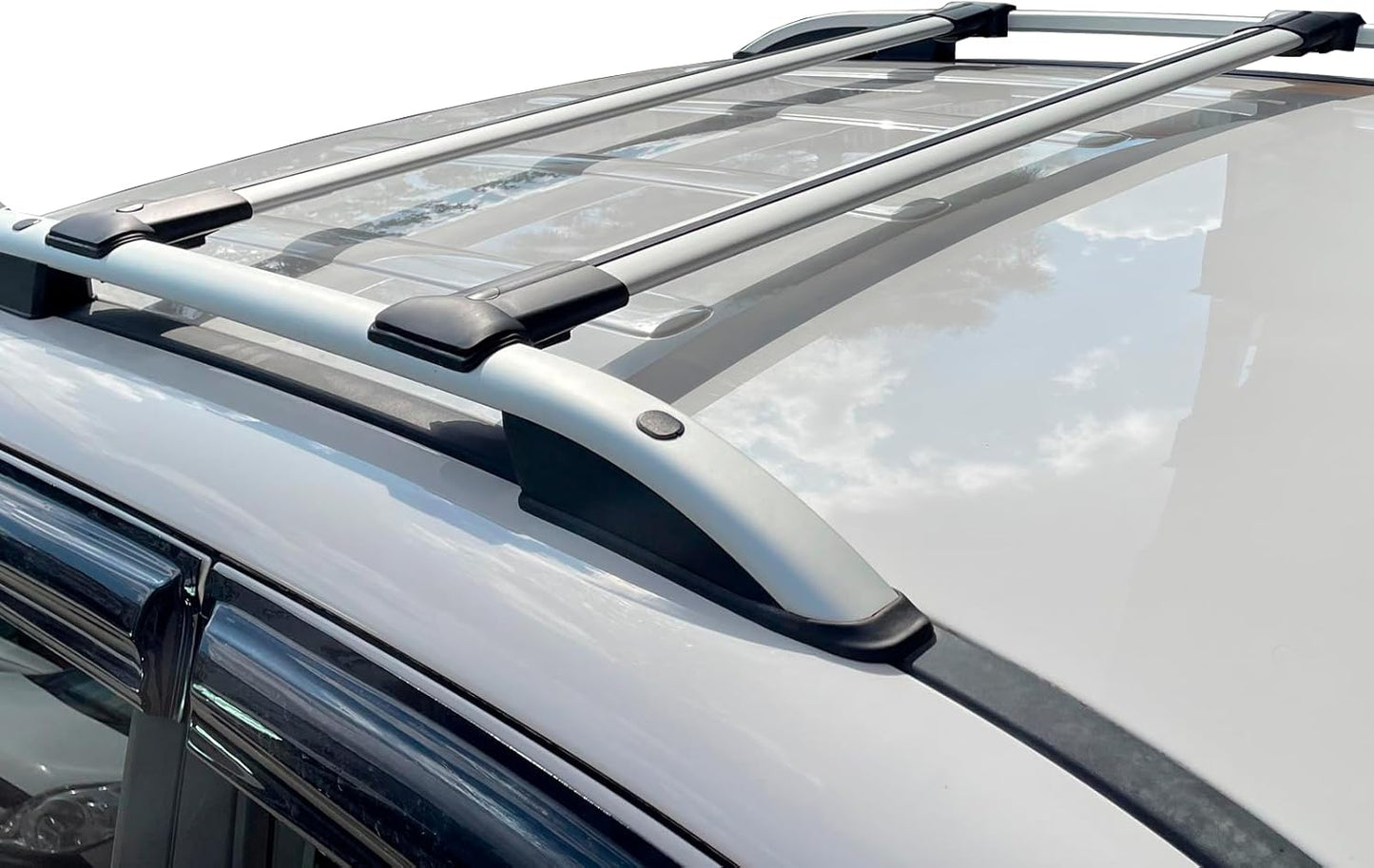 Roof Racks Cross Bars for Subaru Outback Wilderness 2021 2024 Roof top Cargo Box Tent Bike Kano Basket Carrier Gray Aluminum