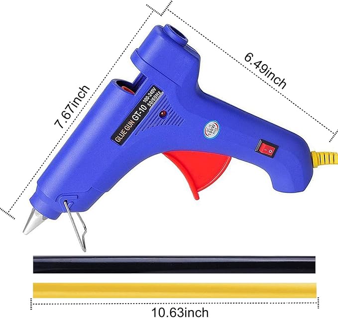 Dent Remover Tool for Car - Adjustable Width Paintless Dent Removal Kit with 100W Glue Gun for Hail Damage & Door Dings on Cars, Trucks & SUVs (Scratch-Free)