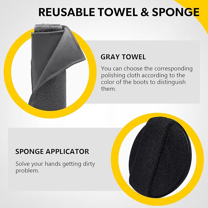 MEKER Mink Oil for Leather Boots, Leather Conditioner and Cleaner 3.52 oz-All-Natural Waterproof Soften and Restore Shoes