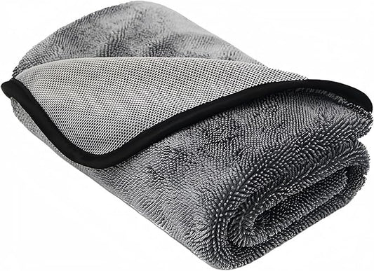 SOFTBATFY Great Very Absorbent Microfiber Car Drying Towel 36 x 24inches,Shiny Wipes Shower Wall Cleaning Cloths Without Streaks, Scratches (36 x 24inches*1pack)