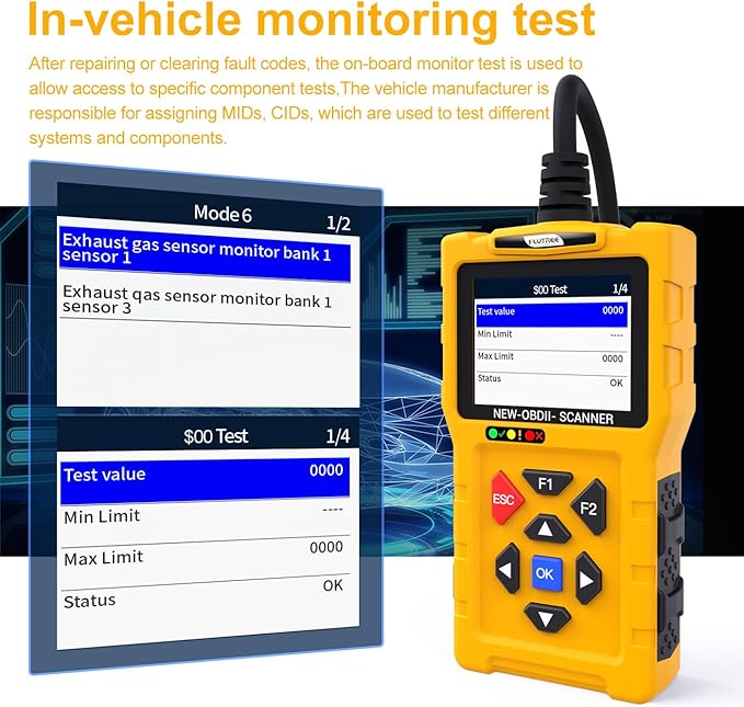 OBD2 Scanner Diagnostic Tool, 2024 Enhanced Detection Accuracy, Code Reader for Cars and Trucks 1996+, Check Engine Code Reader with Reset, Live Data, Printer, T600 OBDII Vehicle Maintenance