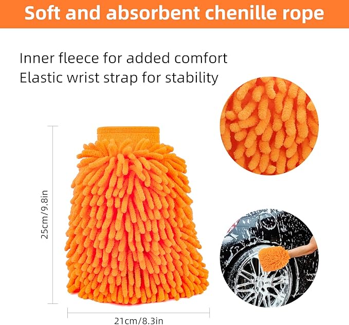 Car Cleaning Kit with Storage Bag, Car Washing Kit 16 Pcs, Car Detailing Kit with Wash Mitt Sponge Towels, Car Wash Mitt, Detailing Brushes, Exterior and Interior Car Washing Set