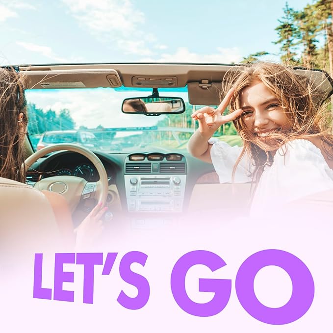 Car Air Freshener Vent Clips, 12 Pack, 6 Vanilla, 6 Lavender, Provides Long-Lasting Scent, Up to 360 Days, Car Fresheners