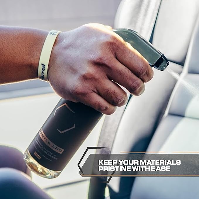 Blackline Car Care - Gentle APC - Streak free total Interior Cleaner and Protectant, Safe for Cars, Motorcycles & More. 16 fl oz leather upholstery cleaner - interior car fabric cleaner, GTL001