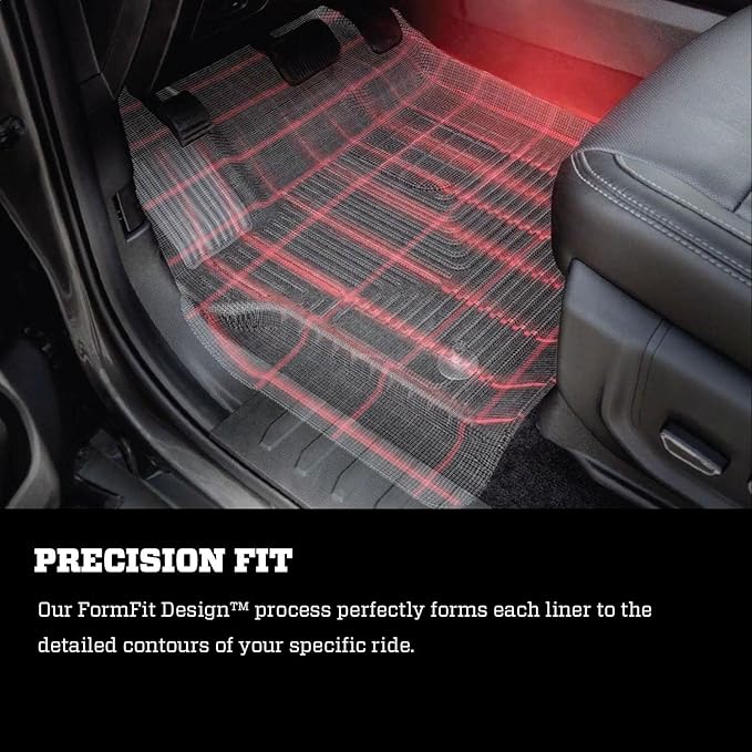 Husky Liners X-act Contour Floor Mats | Fits 2018-2025 Honda Odyssey | 2nd Row, 1-pc Black - 52981