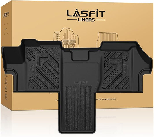 LASFIT Floor Mats for 2018 2019 2020 2021 2022 2023 2024 2025 Dodge Ram Promaster 1500 2500 3500, All Weather TPE Custom Fit Car Mats Floor Liners 1st Row Only, Black