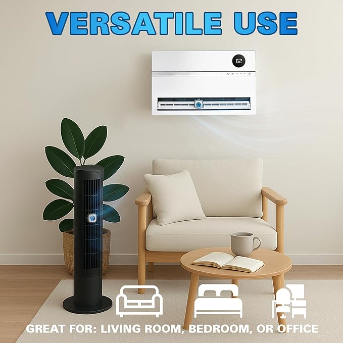 Air Jungles New Car Scent Car Air Freshener Clip, 6 Vent Clips, 4ml Each, Long Lasting Air Freshener, Up to 180 Days Odor Eliminator