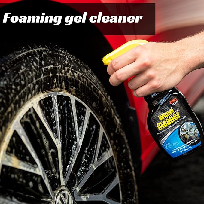 Stoner Car Care 92207 Wheel Cleaner Spray Foaming Gel with Unbeatable Performance, Dissolves Brake Dust, Safe for All Tires, Wheels, and Hubcaps, 16 Fl Oz, Pack of 1