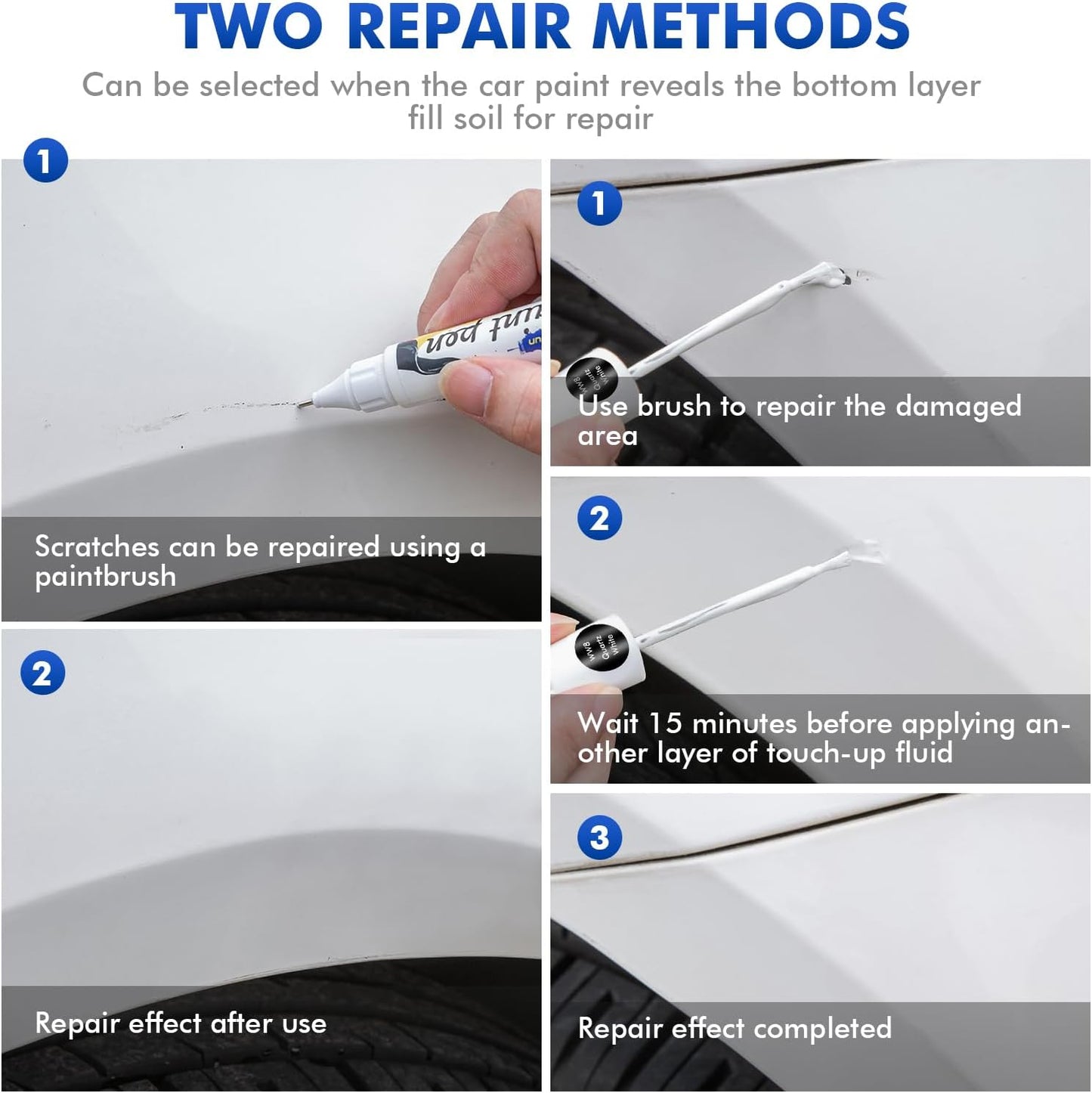 Calypso Red (Y2E) Touch Up Paint Compatible with Hyundai, DIY Car Paint Scratch Repair, Automotive Paints, Quick & Easy Fix Scratch Repair for Tucson/Elantra/Santa Fe/Sonata