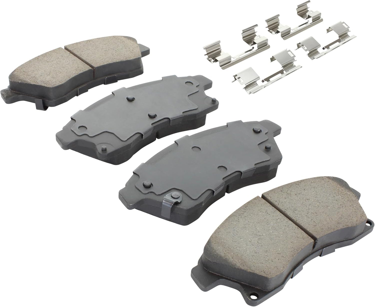 Premium Ceramic Front Brake Pads (1001-1522C) Compatible with Chevrolet Cruze 2011-2015, Chevrolet Cruze Limited 2016-2016, Chevrolet Sonic 2012-2017, Dodge Spirit 1991-1991