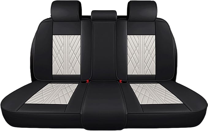 Universal Fit Waterproof Breathable Nappa Leather Automotive Vehicle Car Seat Covers Set Cushion Protector for Sedan SUV