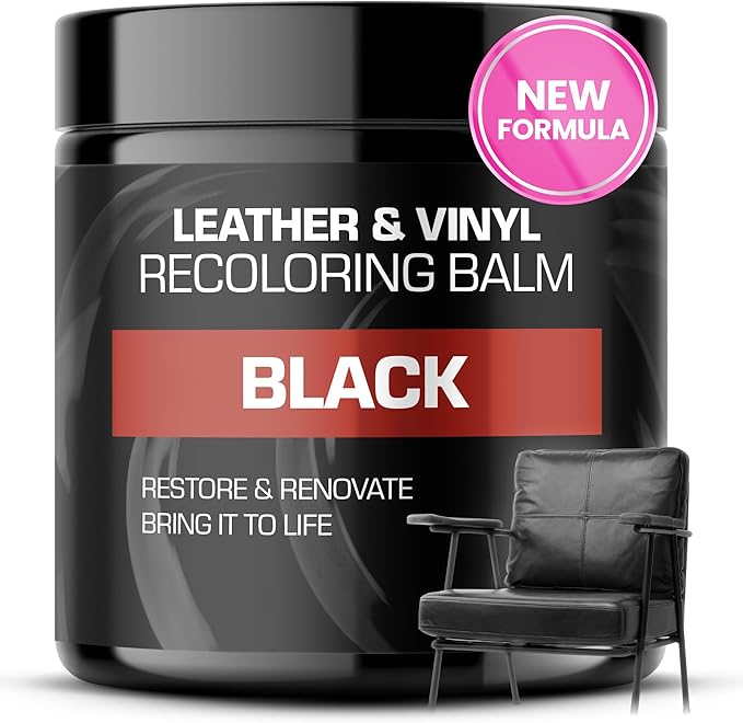 FORTIVO Leather Recoloring Balm, Color Restorer, Scratch Remover, Couch Paint and Repair, Leather Balm for Couches