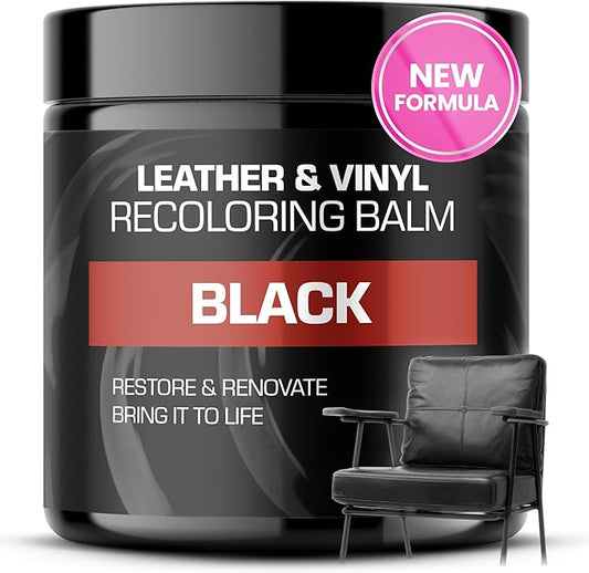 FORTIVO Leather Recoloring Balm, Color Restorer, Scratch Remover, Couch Paint and Repair, Leather Balm for Couches