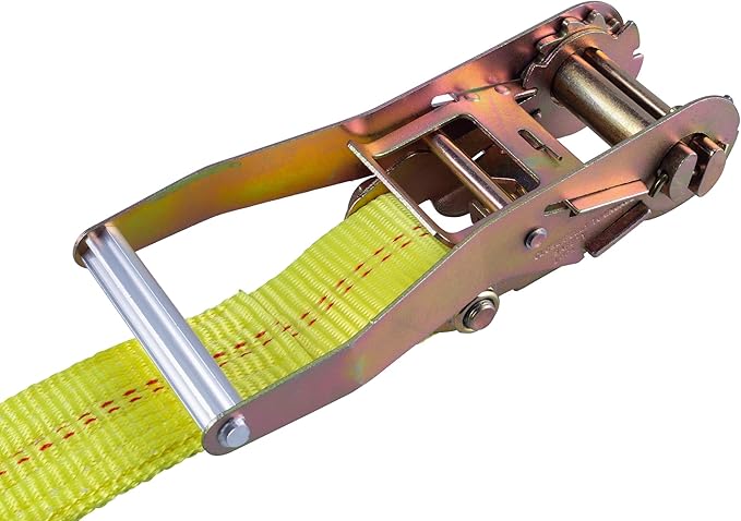 4 Pack Ratchet Strap Heavy Duty -2" x 27' Ratchet Tie Down Straps,Cargo Straps for Moving Appliances, Lawn Equipment, Motorcycle in a Truck