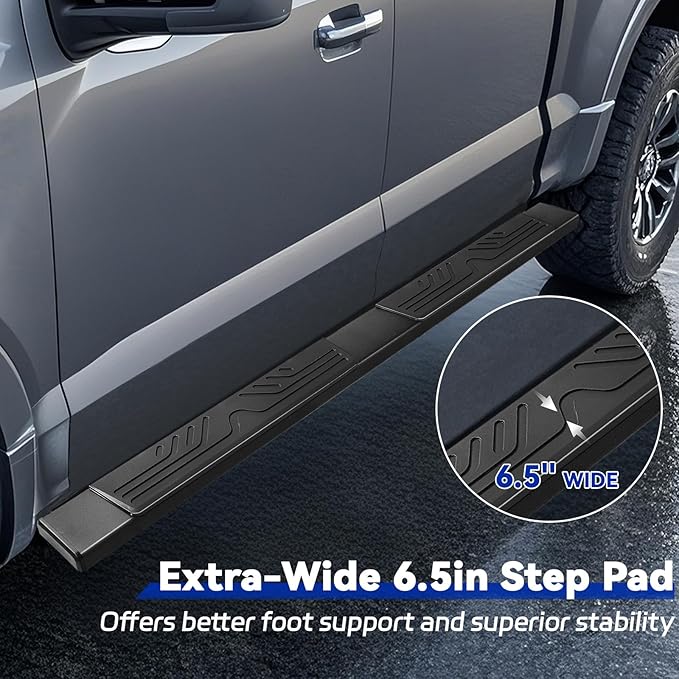 6.5" Running Boards Compatible with Dodge Ram 1500 2019-2025 Quad Cab (Only Fit New Body Style),Side Steps for Truck,Aluminum Alloy Nerf Bars