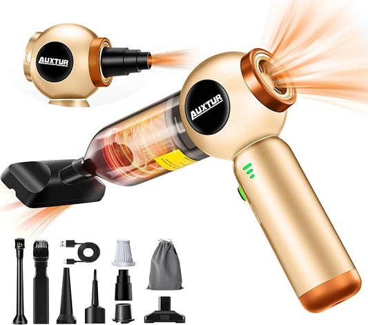 Handheld Vacuum Cleaner Cordless - 18000PA Strong Suction Rechargeable, 3-Speed Adjustable Portable Mini Dust Buster for Pet Hair, Car Detailing, Home, Office & Car Cleaning